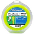 Shakespeare Ballistic Trimmer Twist Line, 0065 in Dia, 200 ft L 17242